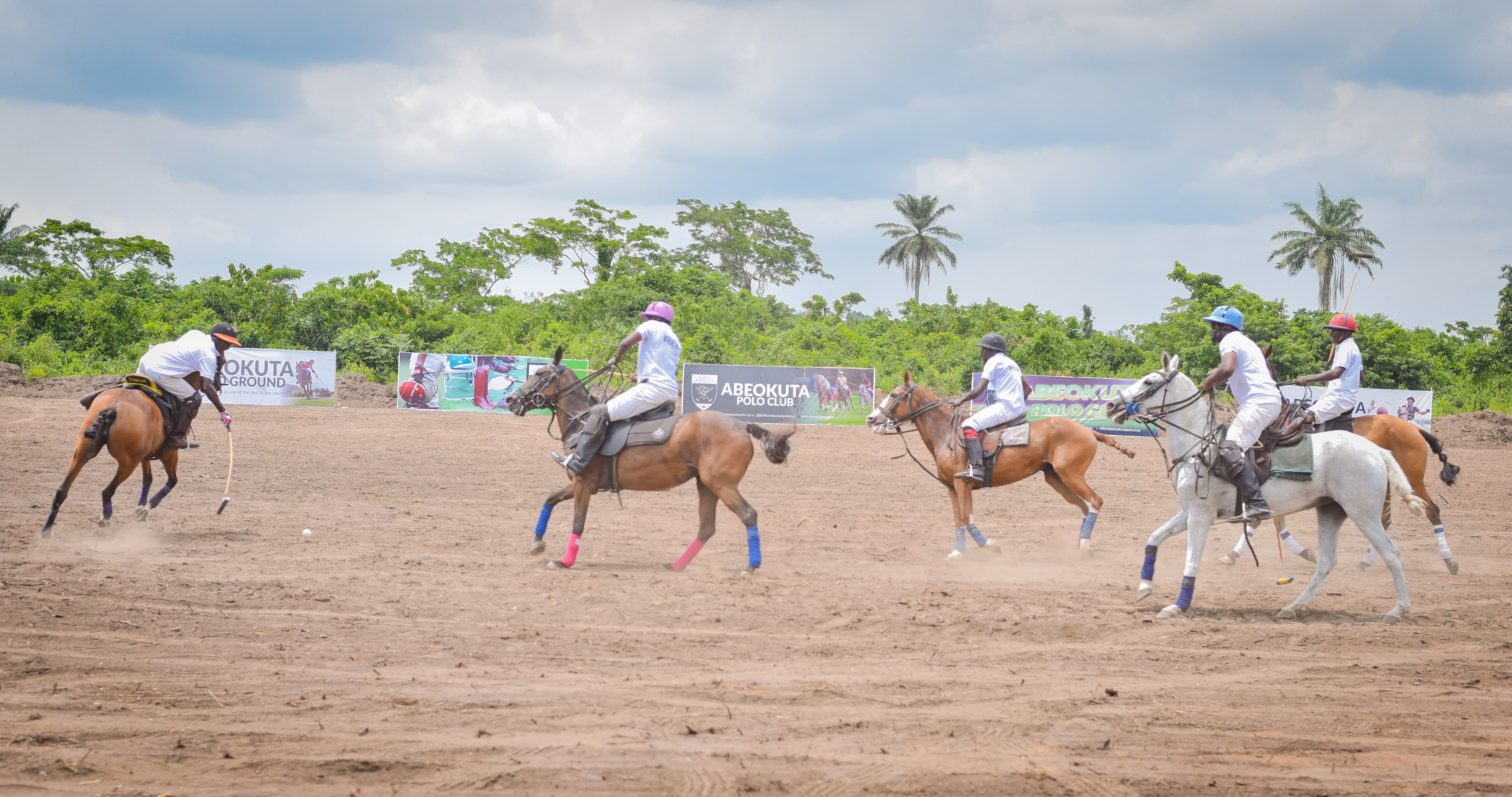 Polo Player in action on horseback